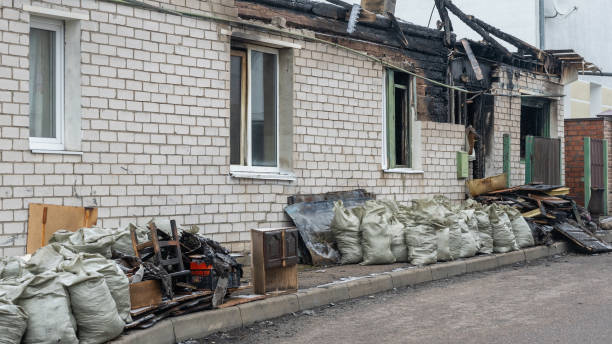 Professional Fire Damage Assessment technician working in Milford, OH